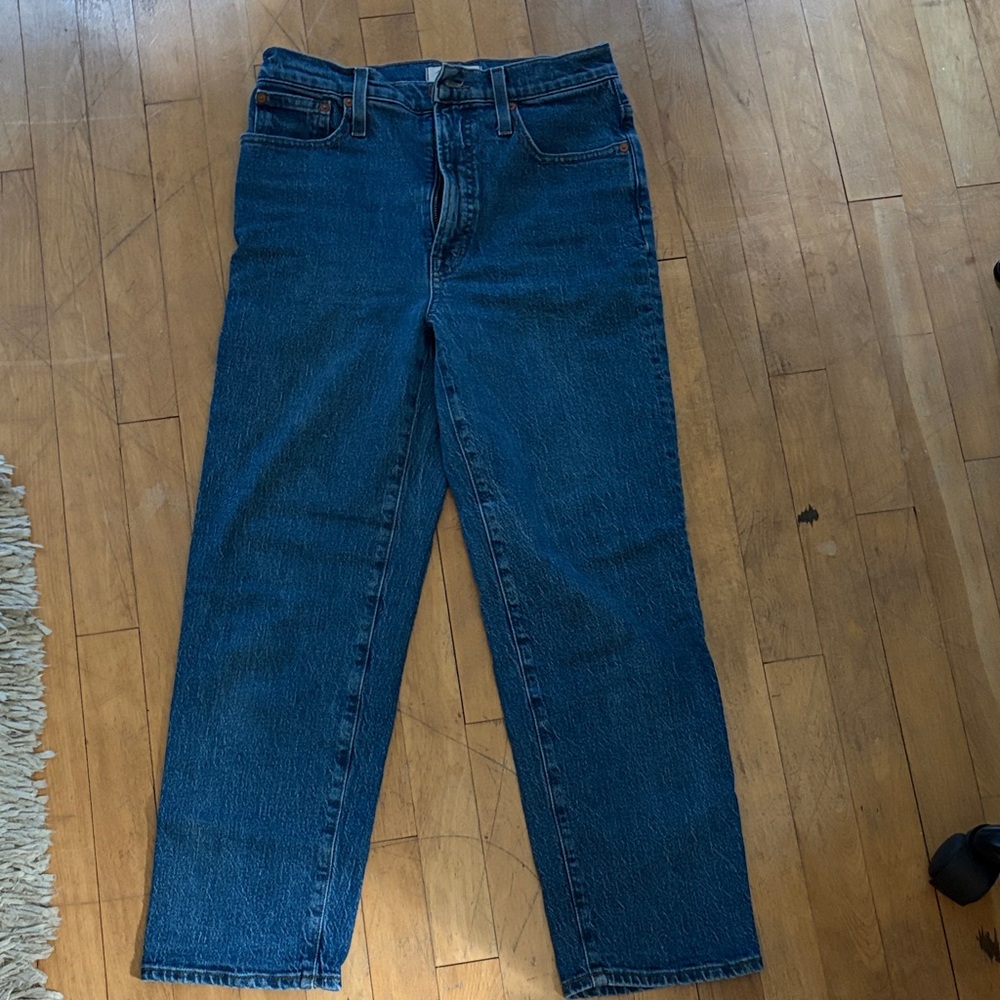 Madewell the perfect vintage Straight Crop Jeans